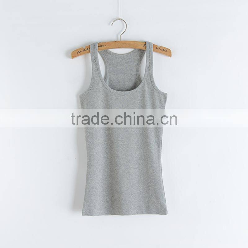 2016 wholesale summer stringer tank top bodybuilding women athletic vest