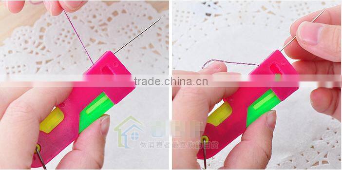 plastic automatic needle thread threader needle guider for sewing embroidery