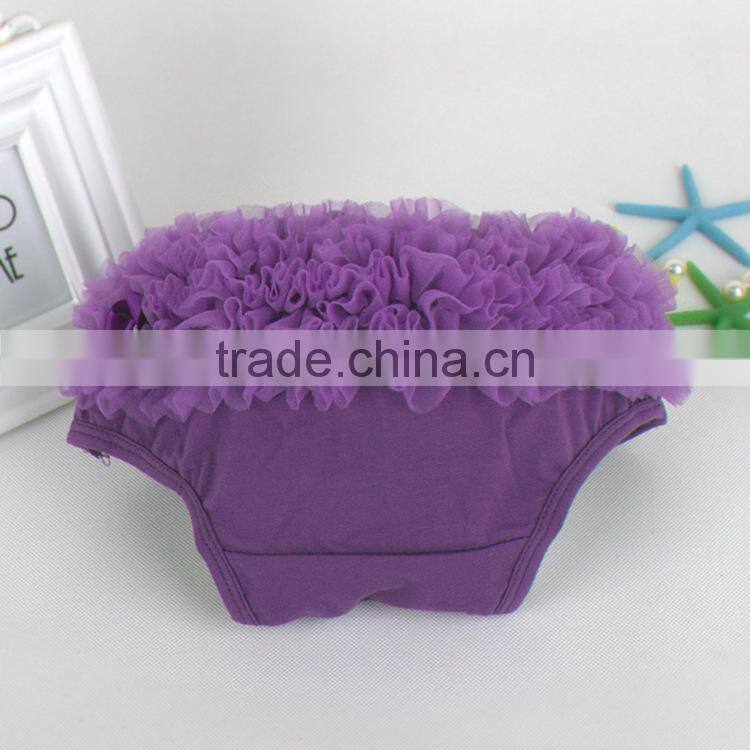 Multicolor cute cotton baby ruffle diaper cover bloomers wholesale baby shorts baby bloomers