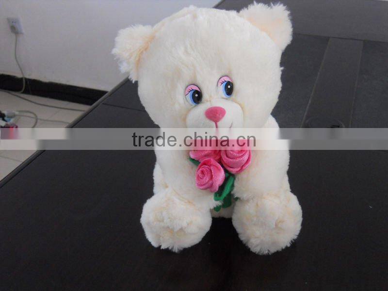 toy factory supply cute plush &stuffed teddy bear plush for valentine's