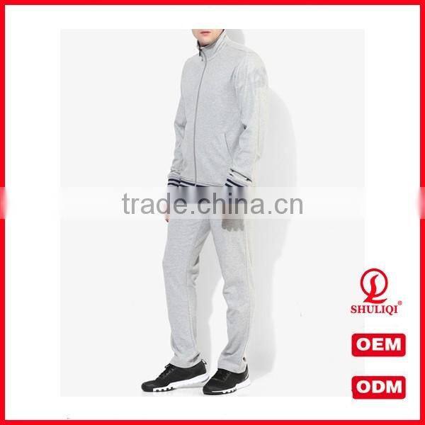 New Design Athletic Wear cotton comfortable quality sport suit / custom sport tracksuit for men wholesale H-1911