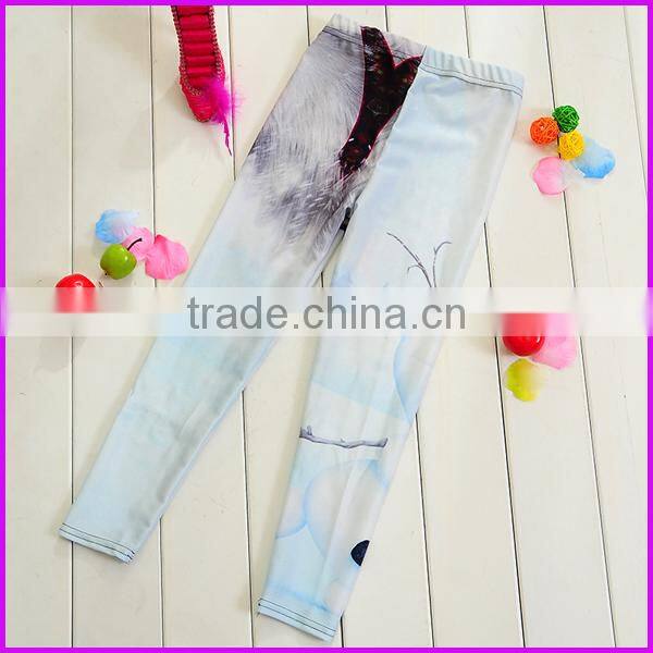 2015 spring kids leggings wholesale children cartoon print leggings
