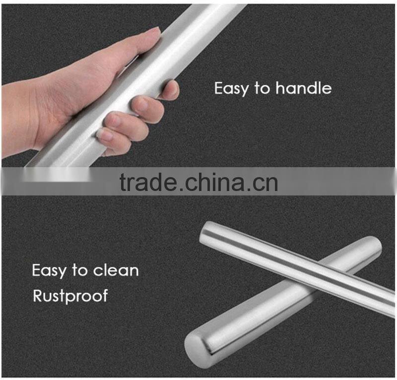 New design food grade french stainless steel rolling pin for bakery, pizza