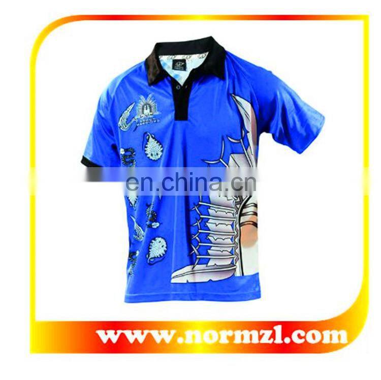 heat transfer printing polo shirt , team polo shirt , good quality polo shirt