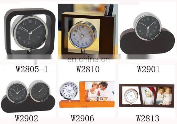 Modern Wooden Accurate Room Thermometer Alarm Clock
