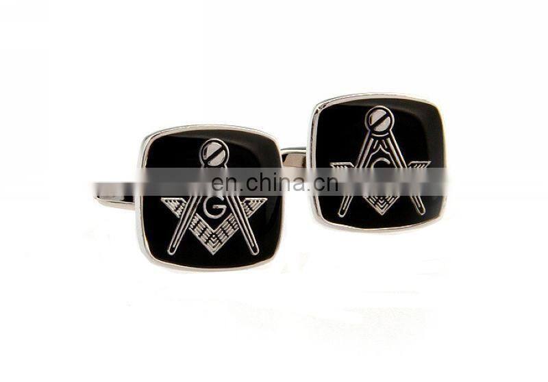 Customer's design printed resin cufflinks gold plated enamel jewelry high quality cufflinks free shipping