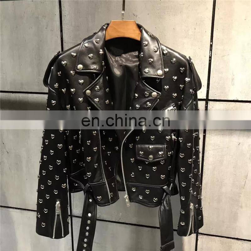 2017 Real Leather Jackets Wholesale Women Fashion Sheepskin Jackets for Ladies