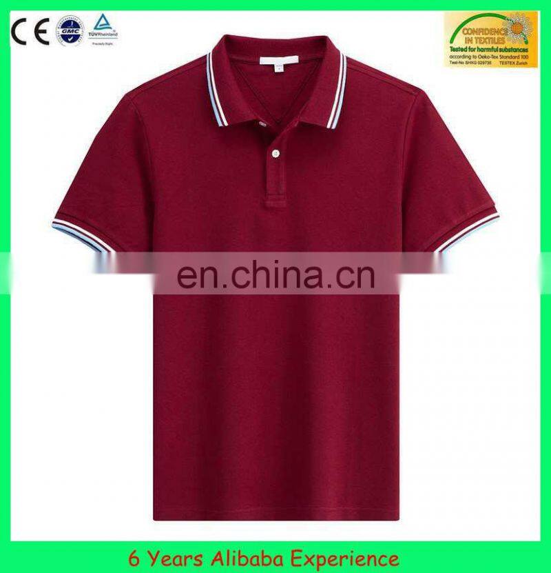 Mens Fashion &Cotton Dry Fit Polo Shirt --6 Years Alibaba Experience