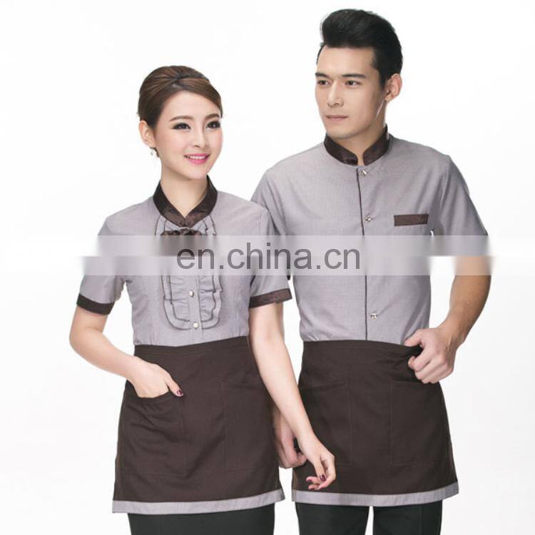 The Best Quality Waiter And Waitress Uniform Design, Restaurant Uniform Trade Assurance Supplier