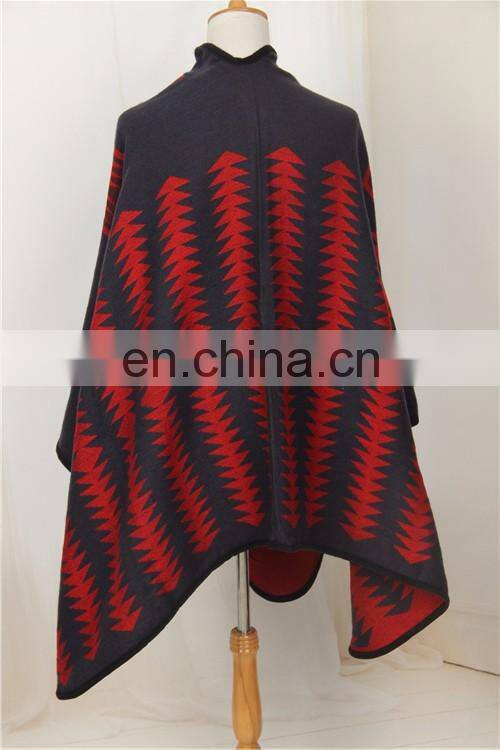 lady knitting patterns fashionable cashmere poncho