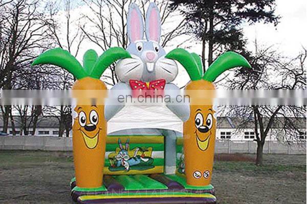 Inflatable Rabbit-Carrot bouncer with EN-14960 Standard