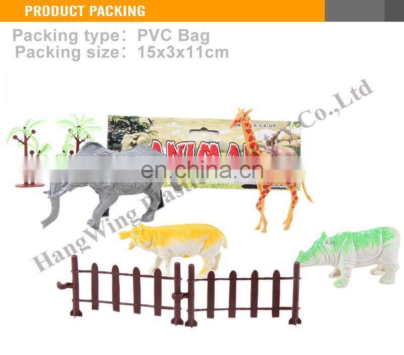 New Item Funny Plastic Jungle Animal Toys