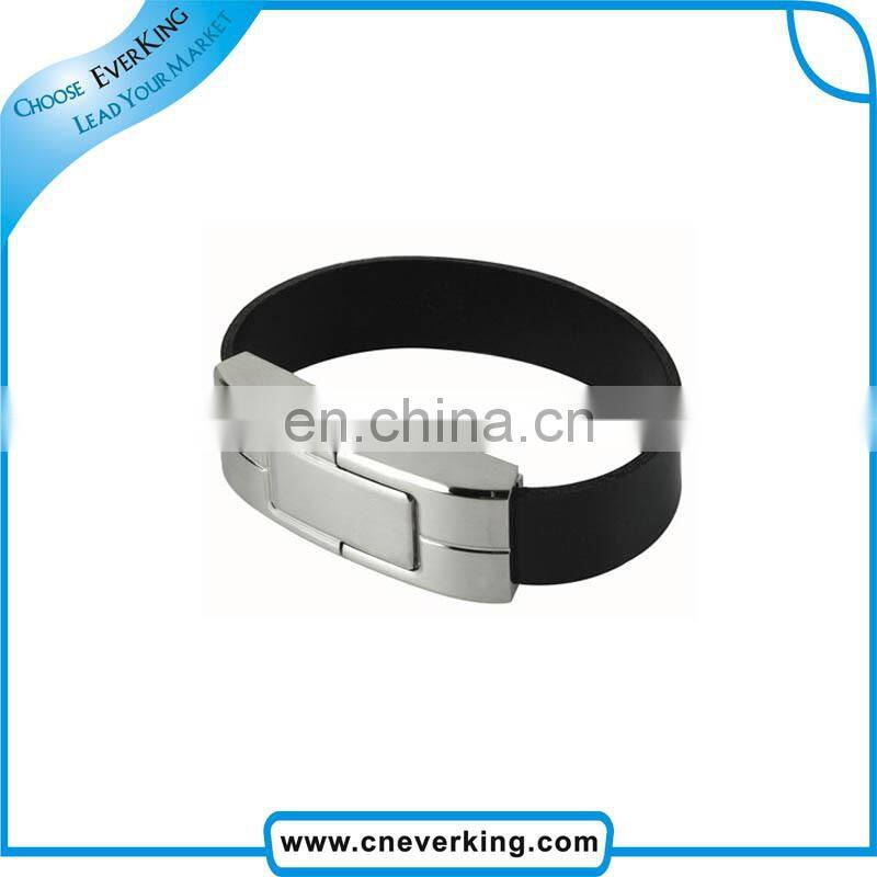 hot sale Low price leather usb bracelets wholesale
