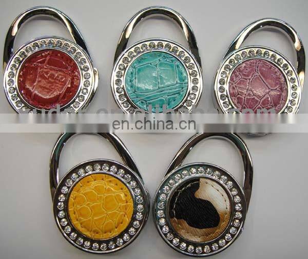 Fashion crystal leather garment bag hanger