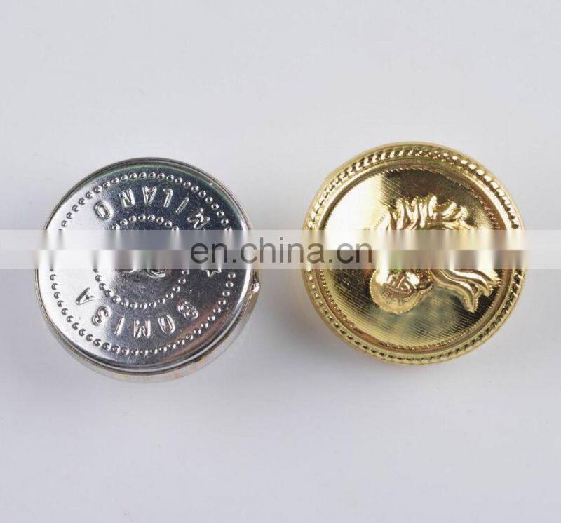 Military gold metal button