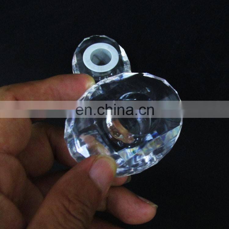 Crystal Oval Transparent Clear Acrylic Perfume Bottle Cap