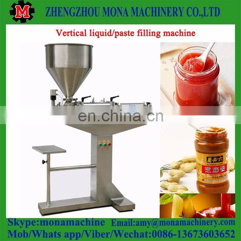 High quality Pneumatic Piston Cream/Paste Filling Machine/automatic hot sauce filling machine