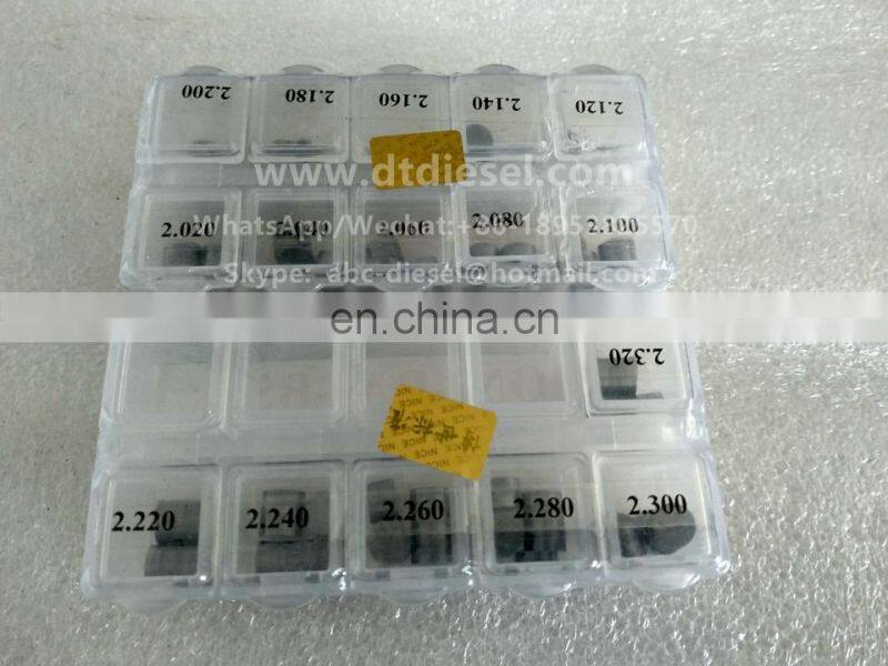 320D solenoid valve and nozzle shims