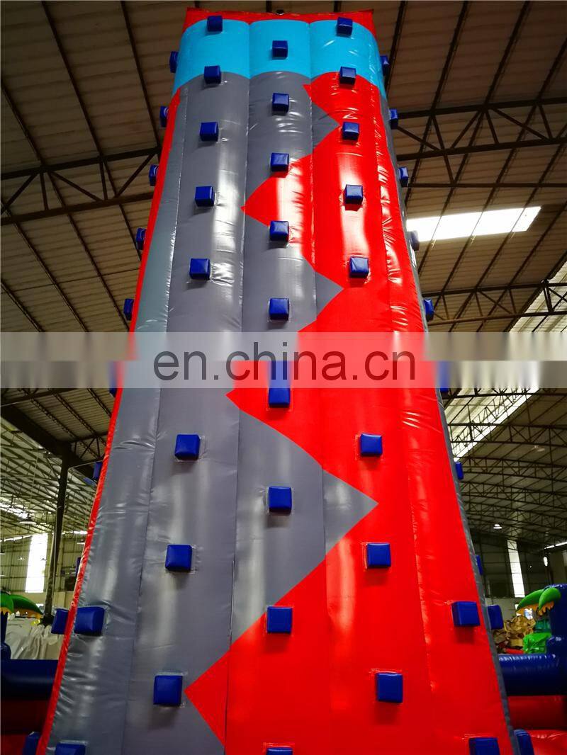 Mobile cliff climb camp sporting inflatable rock slide for Children amusement parks