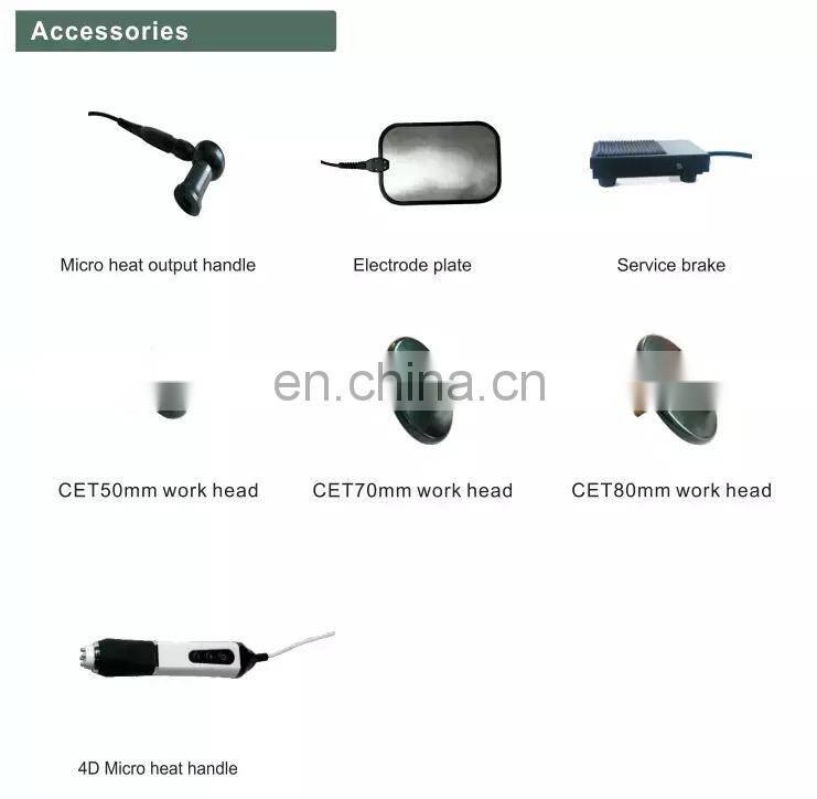 2019 Newest radio frequency beauty machine r38 cet multi-polar rf for tighten skin wrinkle removal and weight loss