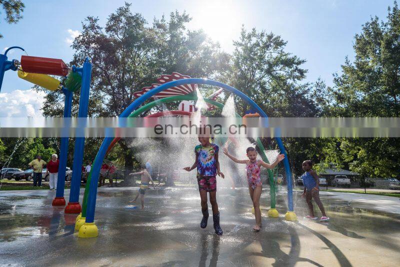 water Splash pad aquatic play equipment for water park pool