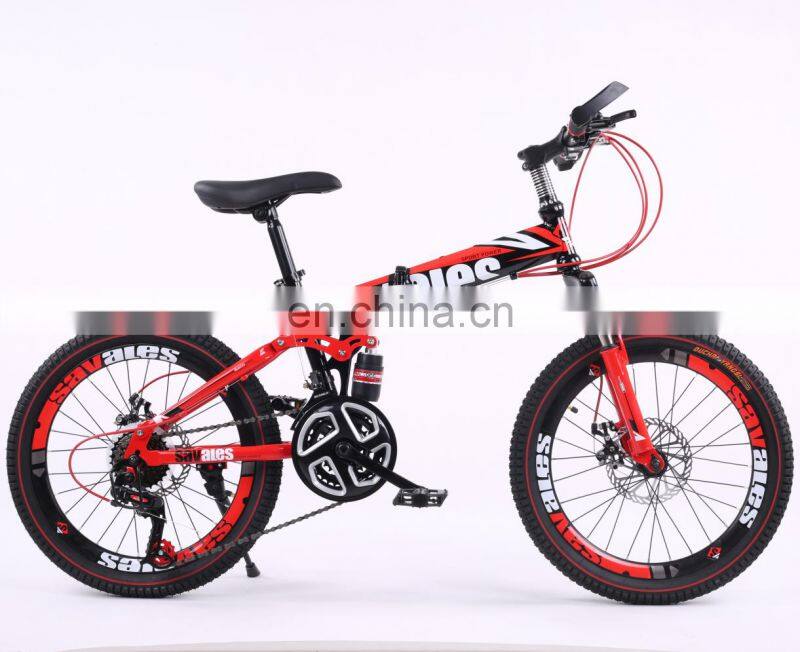 Good quality hot selling steel frame foldable 18 inch children bike with disc brake
