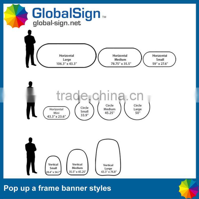 Shanghai GlobalSign outdoor fabric a frame
