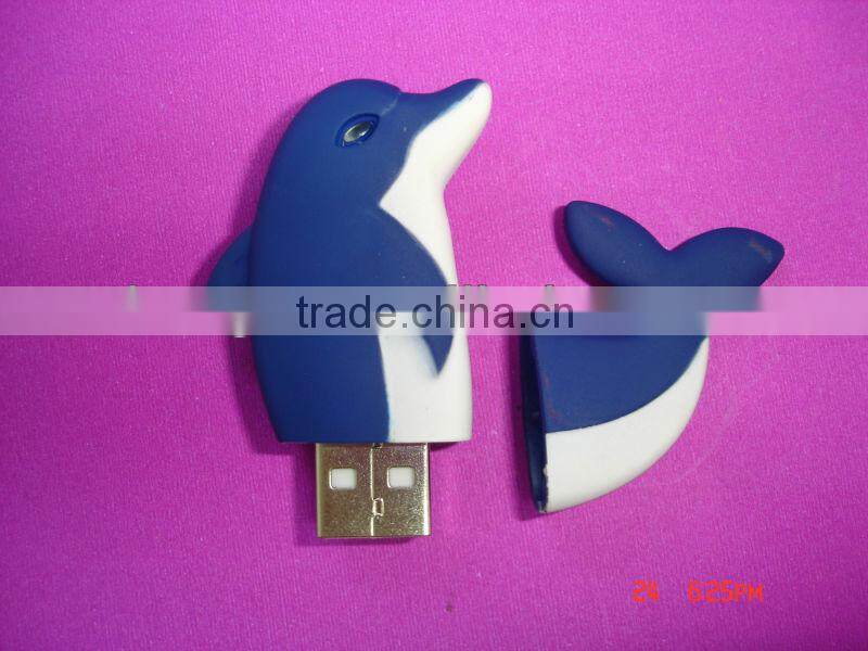 Full capacity dophin usb flash disk ,factory supplier