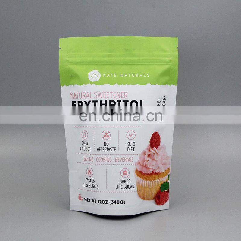 custom printed mylar bags stand up pouch with clear window