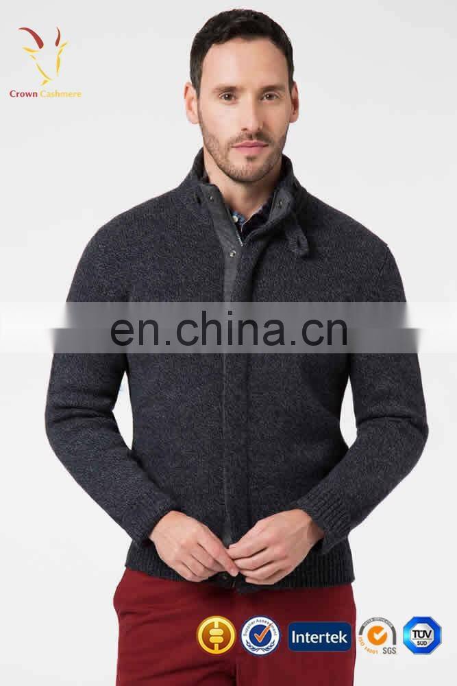 Winter Heavy Thick Cashmere Knitting Men's Coat