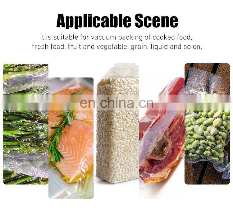 Double chamber vacuum packing machine for sea food / salted meat / dry fish / pork / beef / rice