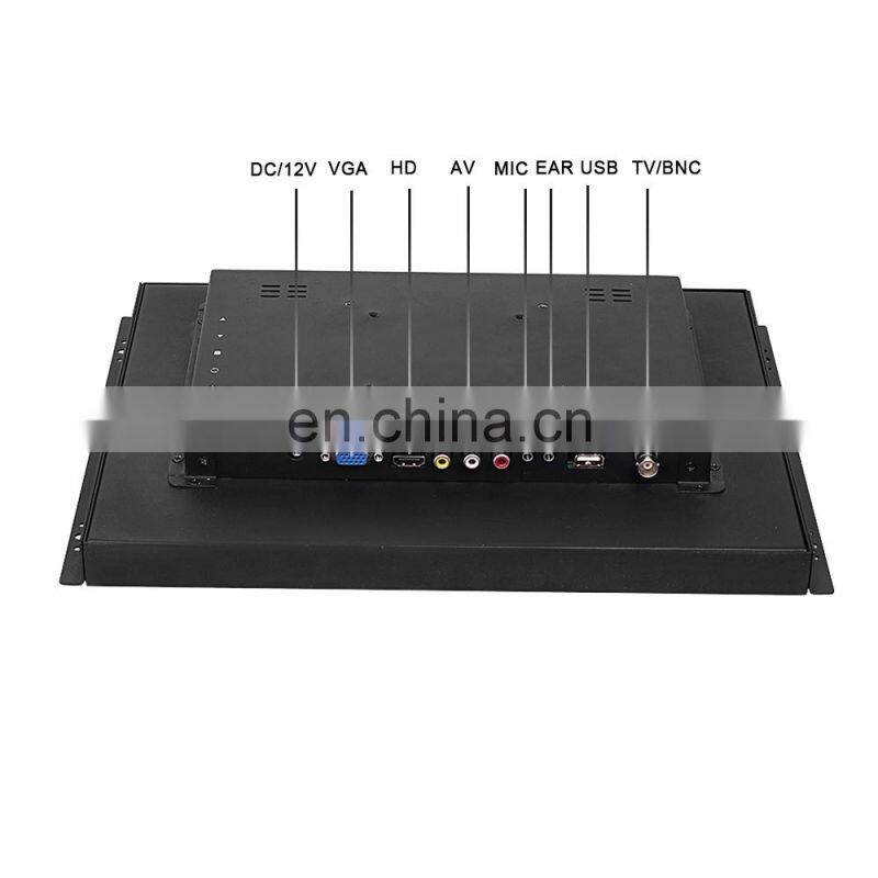 Embedded 12inch Metal case Monitor Open frame 10 point Capacitive Touch Monitor