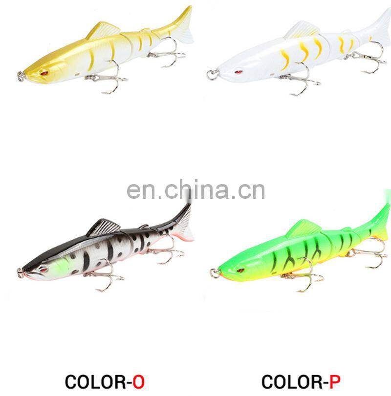 13cm 21g Fishing Lures 16 colors Hard Baits Lifelike 3 Segments Swimbait Bass Multi Jointed Pencil Lure