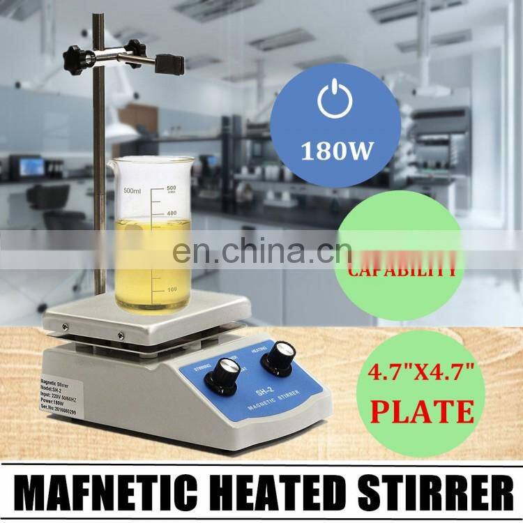 220V SH-2 Stirring Machine Thermostatic Heating Hot Plate Magnetic Stirrer Mixer