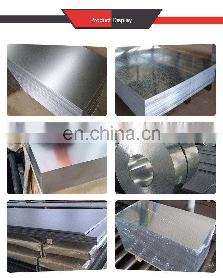 Cold rolled GI sheet 0.8 z275 z180 galvanize steel sheet