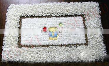 cartoon bear design bath mats chenille bath mat