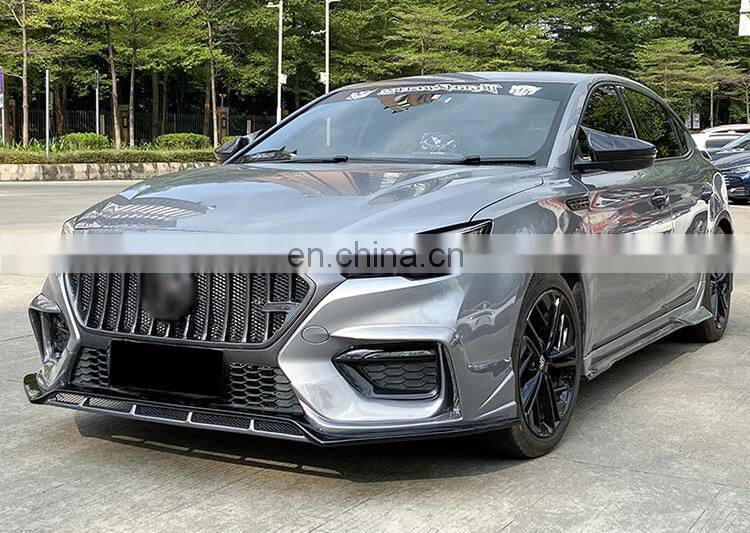 Runde Car Modification PP Material Front Lip Rear Lip Side Skirt Suitable For 2020-2021Third Generation Morris Garages 6 Body Kit