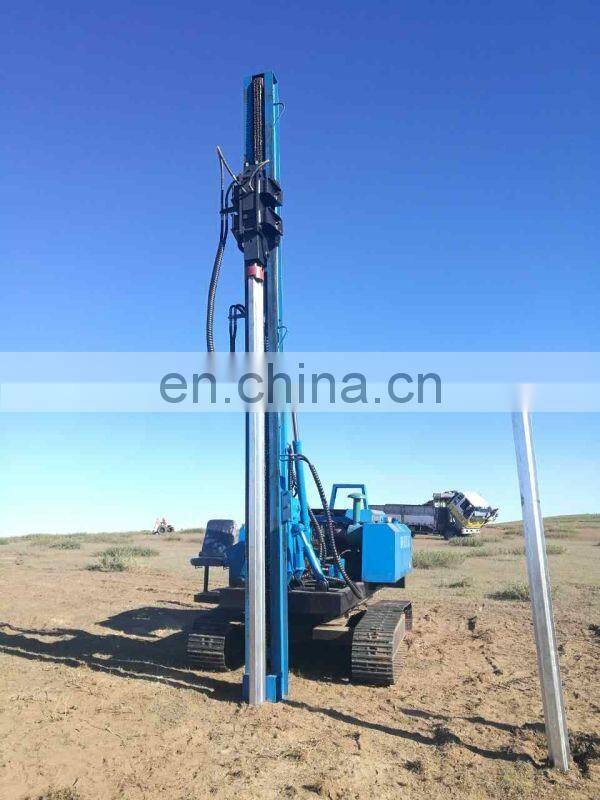 High quality solar steel press pile drilling machine sales promotion