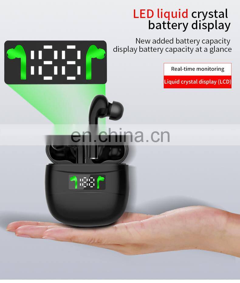 J3 Pro Tws earphones Wireless Headset Sport earbuds Touch Control 5.0 LED Display Headphone For All Phone