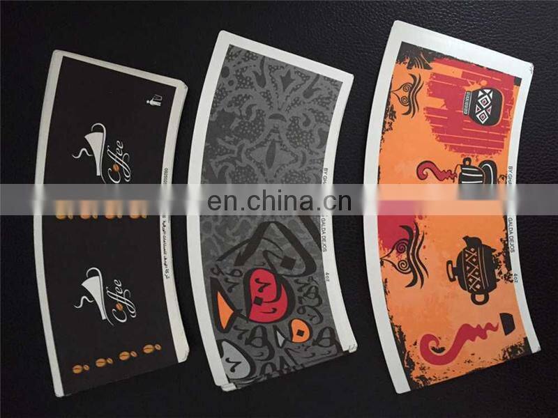 UTR 650 Fully Automatic 4 6 Color Paper Cup Fan Flexo Printer, PE coated cardboard sleeve Blank flexographic printing machine