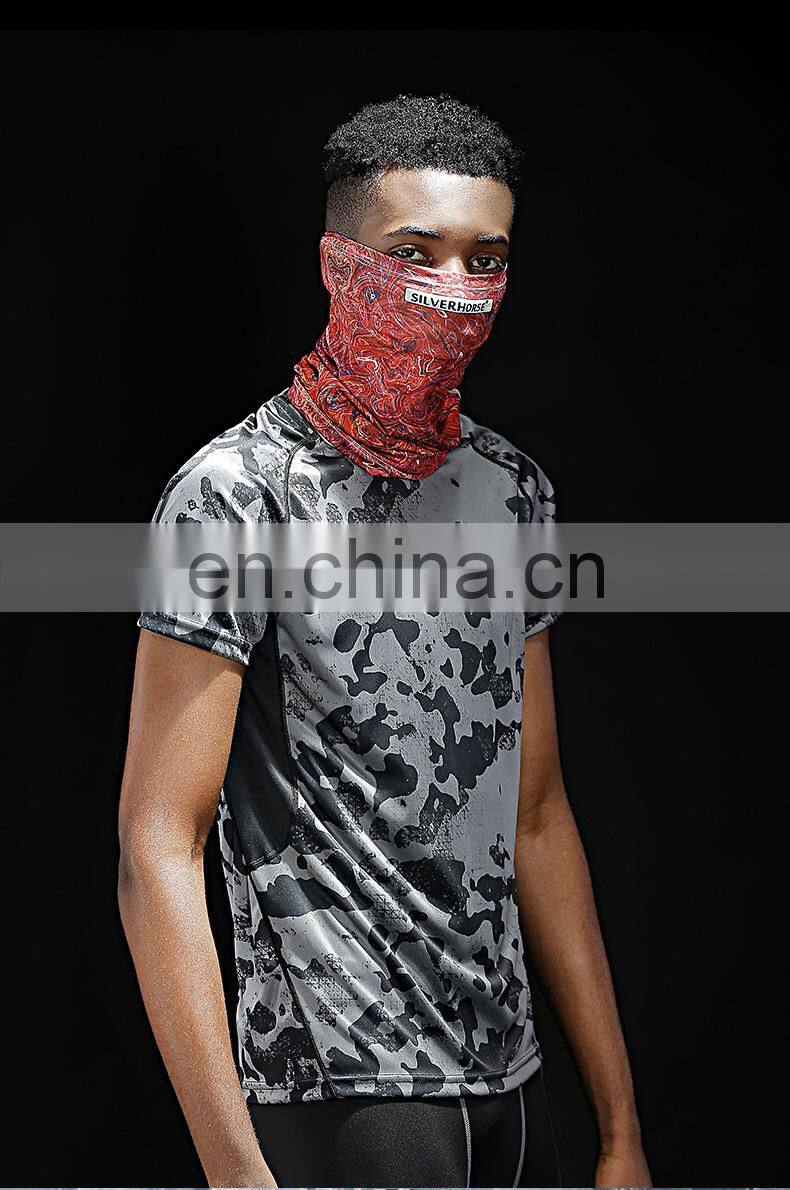 Summer outdoor sunscreen bib cover men's neck guard riding mask magic face towel thin ice silk anti-ultraviolet headscarf