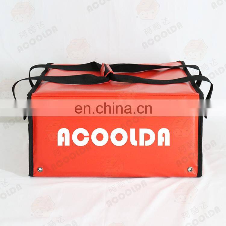 Heated Insulated Pizza Food Warmer Delivery Cooler Box Bags Backpack 500D PVC