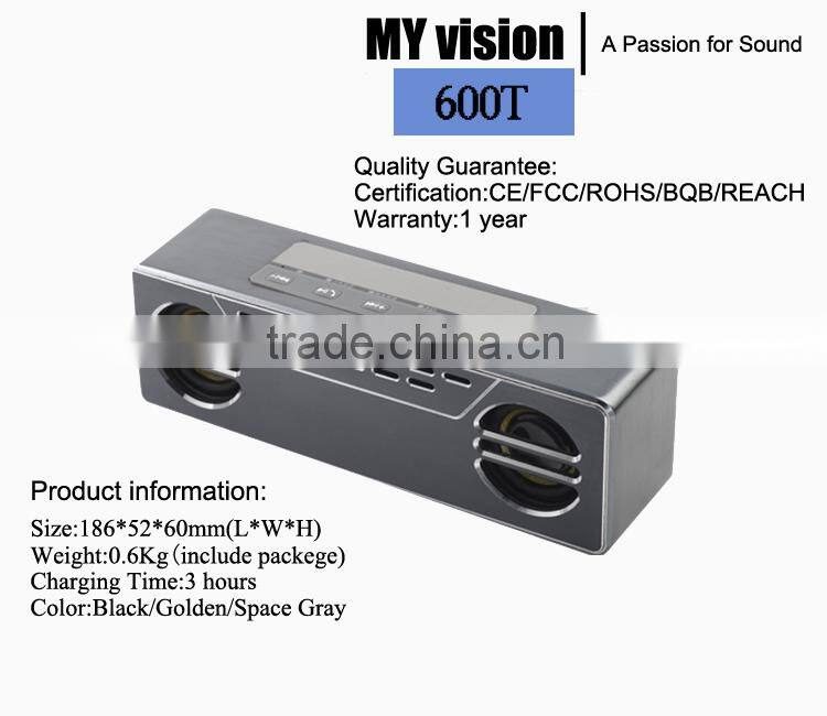 Touch Button wireless bluetooth speaker /dj speaker With TF card supported