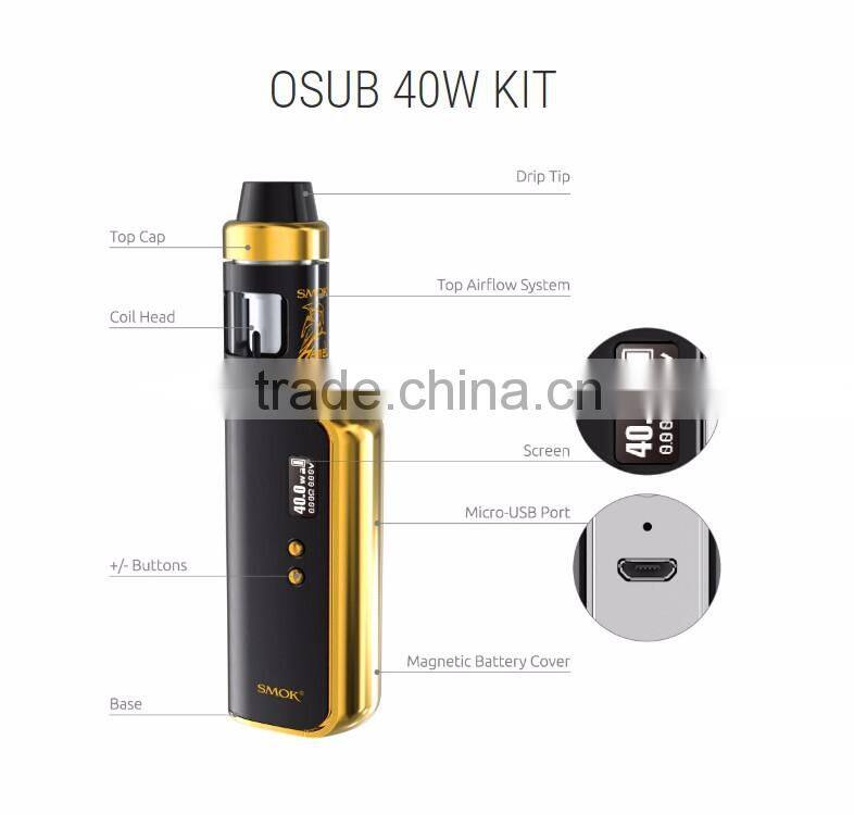 Smok OSUB kit / Smok OSUB TC kit 40W pocket-size kit with helmet 2.0ml Atomizer