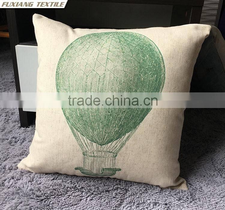 flower and birds Pillow with digital print