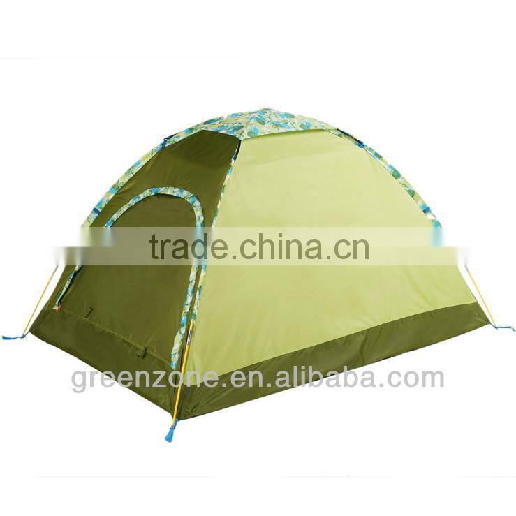 Hot sale Camping Tent 2 person yellow tent