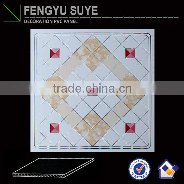 2015 New20&25&30cm pvc wall panel/ pvc ceiling/pvc false ceiling paneling tile Haining FENGYU company