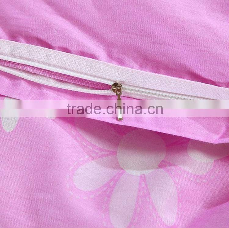China made flower printed pink cheap duvet covers cheap