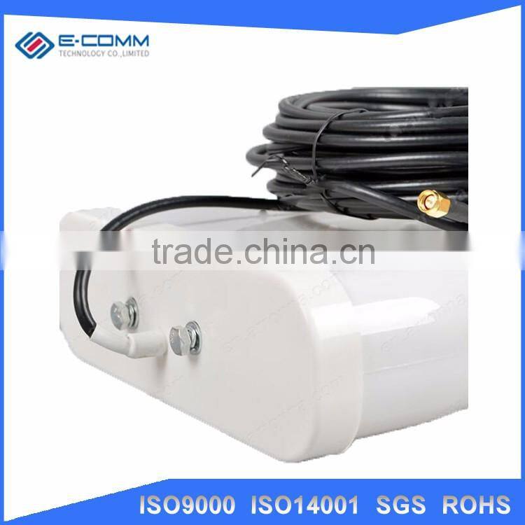 High gain 11dbi lte flat panel satellite antenna