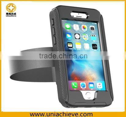 Waterproof Case for iPhone 6/6 plus Sports waterproof armband phone case with Full body covered sky blue